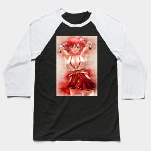 Honoka Anime Watercolor Baseball T-Shirt